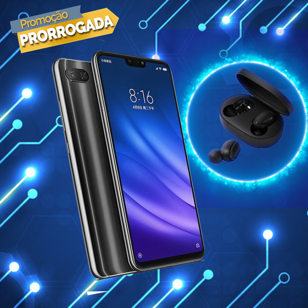 Smartphone Xiaomi MI 8 Lite 64GB- Preto – Império Teixeira