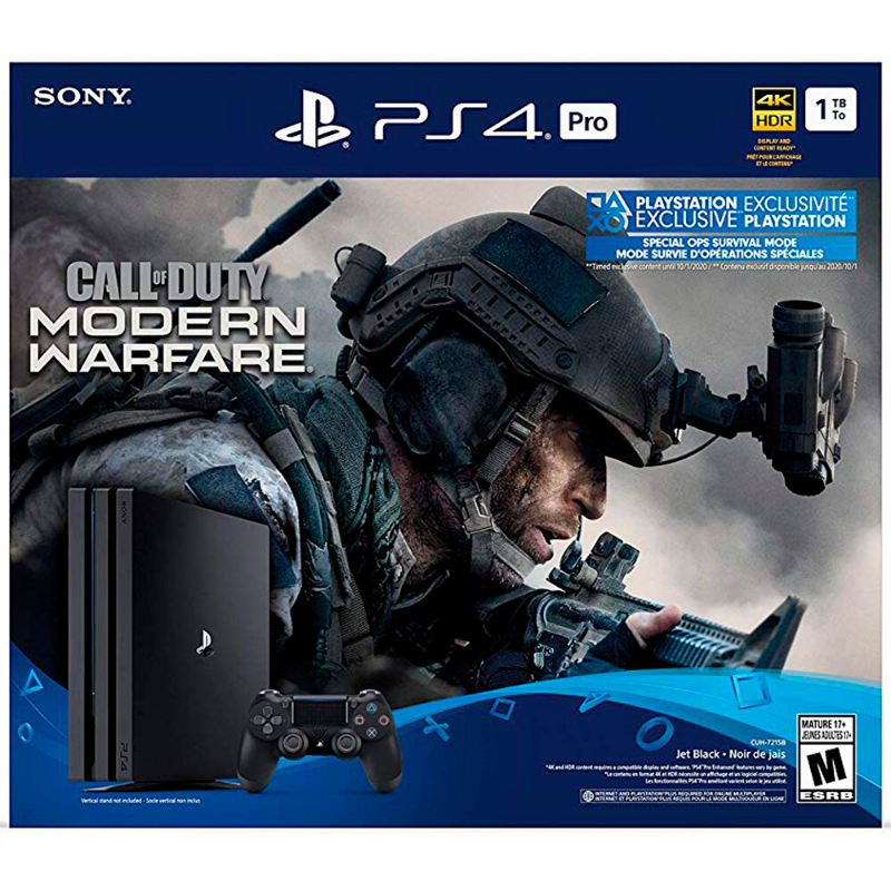 Console Sony Playstation 4 Pro 1TB + Jogo Call Of Duty ...